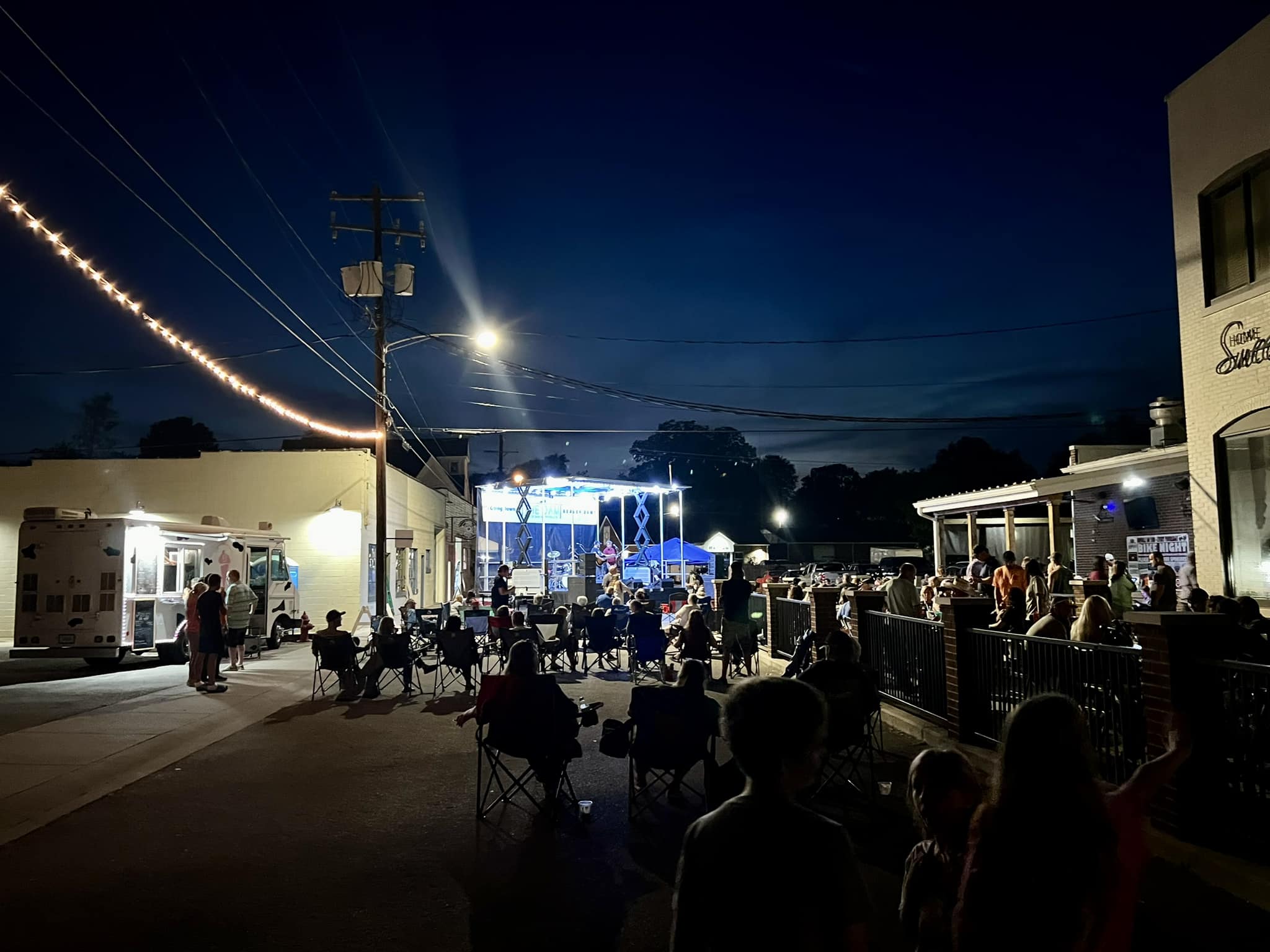 Downtown Beaver Dam at Night