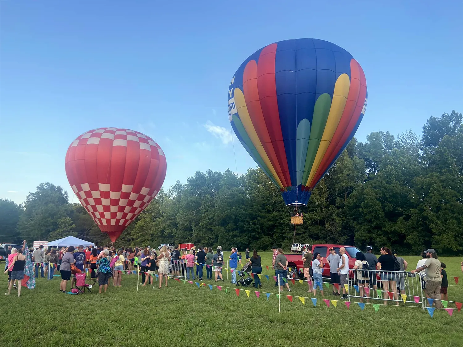 Hot air balloons in Beaver Dam